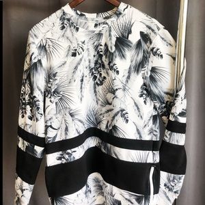Tropical floral hockey jersey